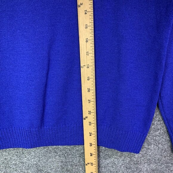 NWT Vintage St. John Separates $399 Striped Sweater Chest Logo padded shoulder - Picture 4 of 10